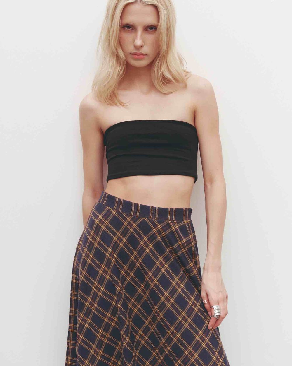 Юбка One Two A-line Dark-Blue