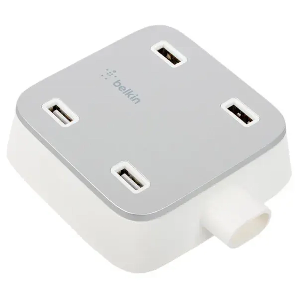 Сетевое зарядное устройство Belkin 4xUSB Charger 26W 2,4 А (White)