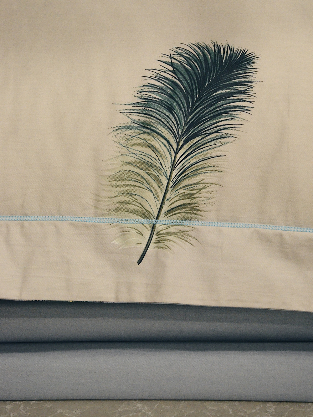 Постельное белье Feathers Blue
