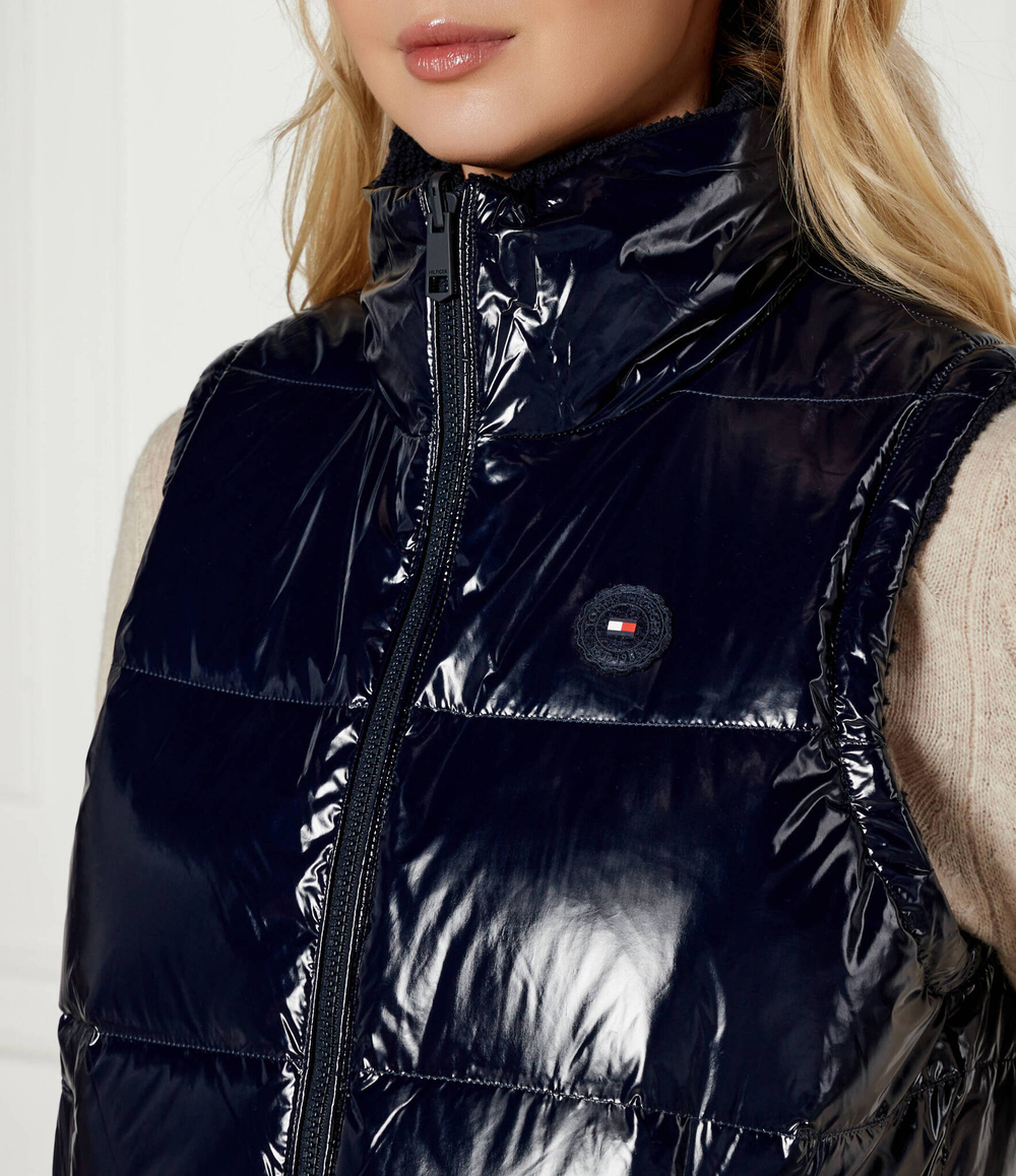 Пуховая двусторонняя жилет Tommy Hilfiger - темно-синий(WW0WW43222)