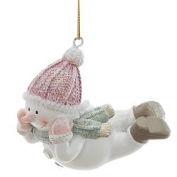 GAEM Фигурка декоративная подвесная "Снеговик", L6 W6,5 H6,5 см, 3в.