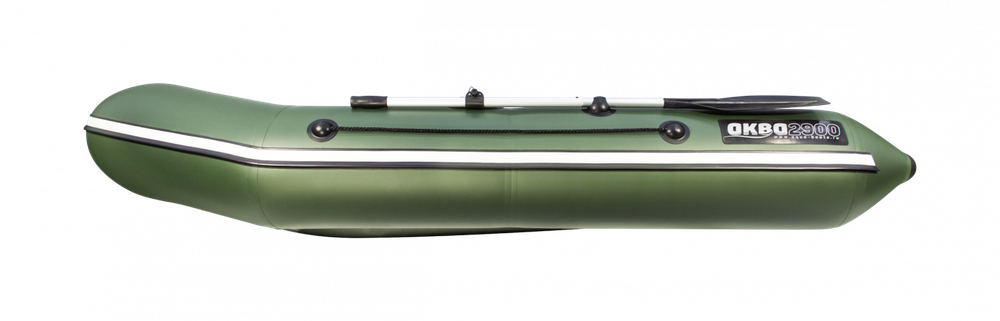 Аква-2900 СКК ЗЕЛ слань-книжка киль (лодка ПВХ под мотор)