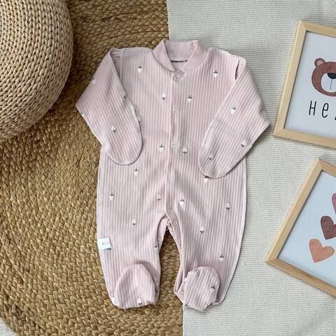 Комбинезон слип в рубчик