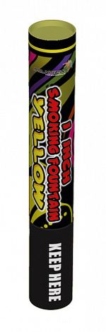 Факел дымовой "SMOKING FONTAIN" желтый