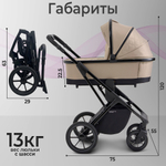 Коляска 3 в 1 Sweet Baby SBL Massimo + автокресло Premier Grey Beige