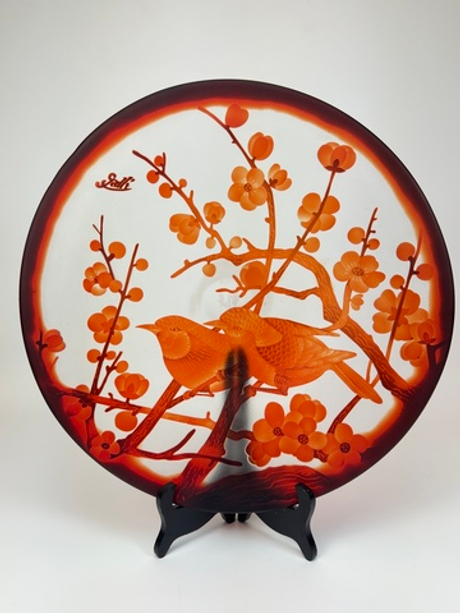 Декоративное блюдо в стиле Галле