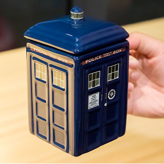 3D кружка с крышкой Тардис из Доктора Кто, 400 мл