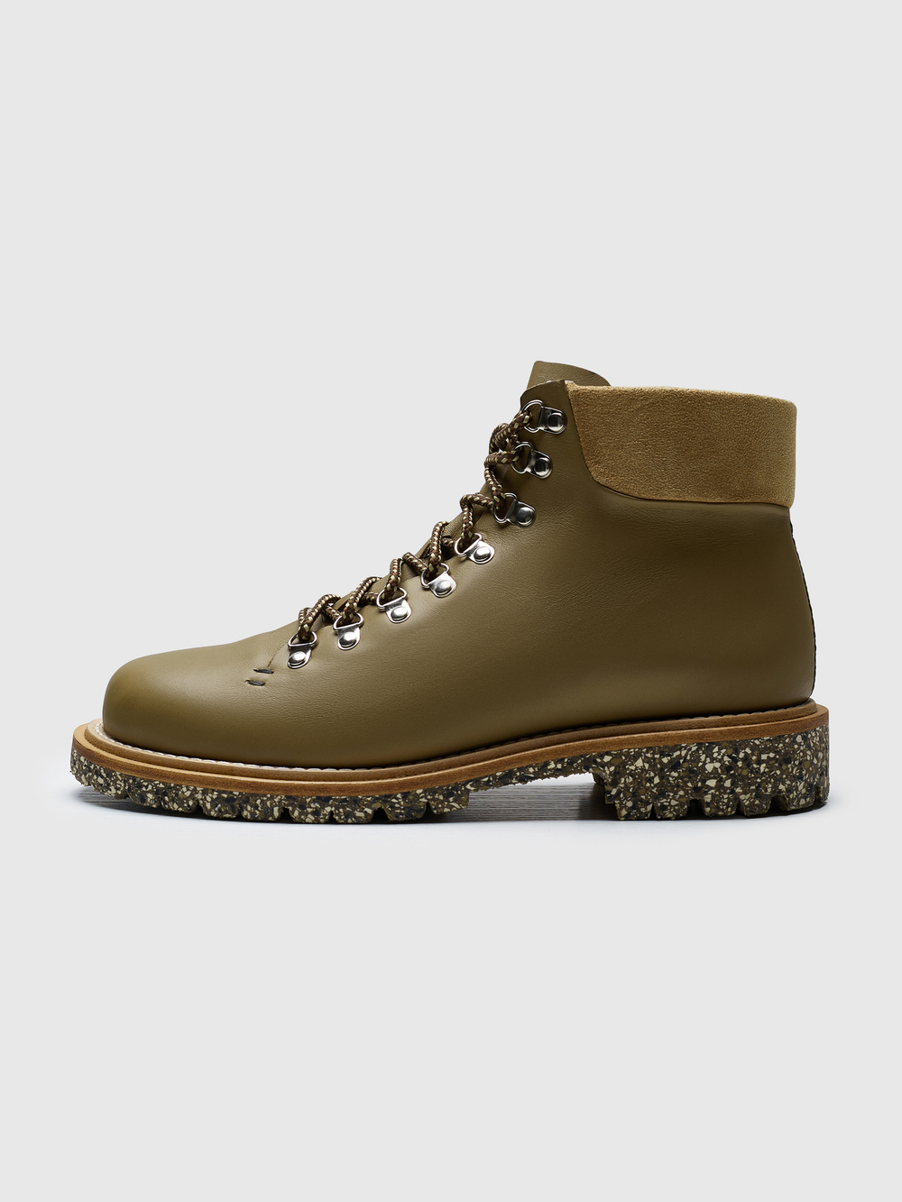 Хайкеры Olive с мехом