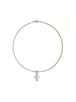 Чокер "White Cross" Silver