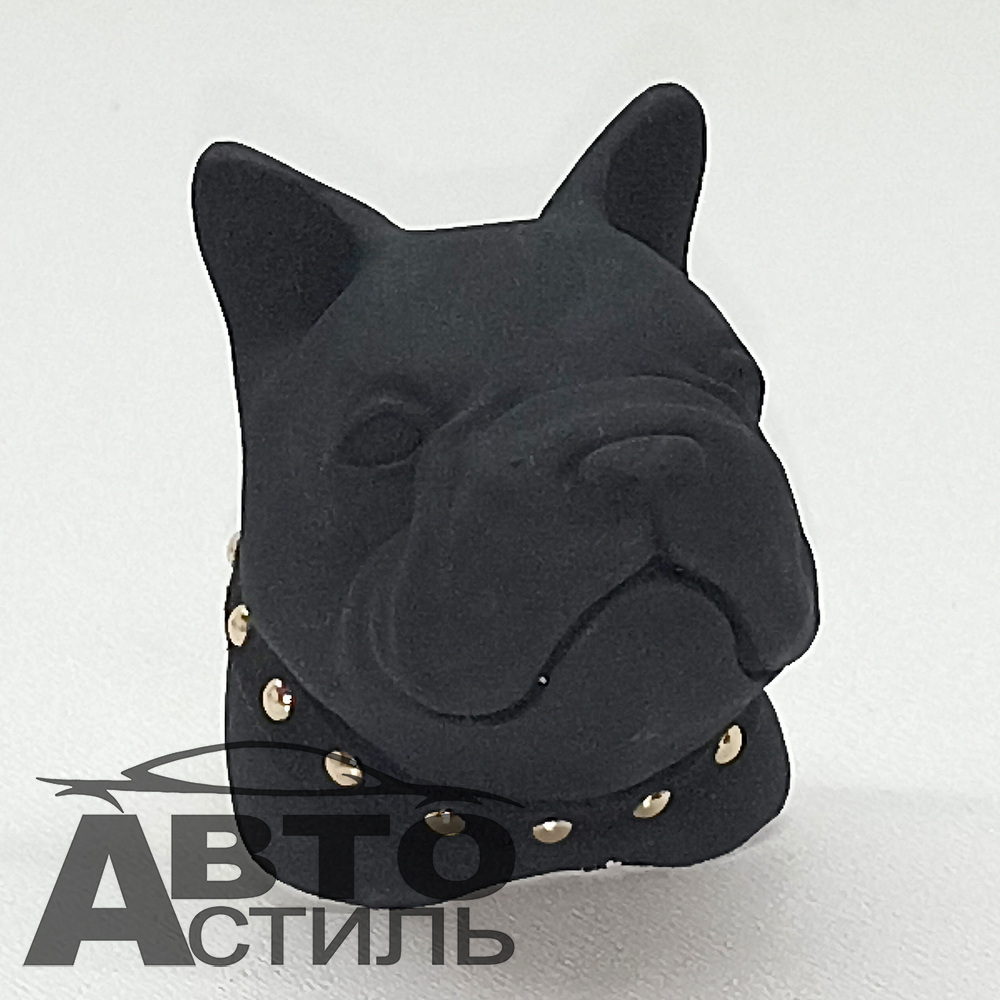 Ароматизатор-игрушка -на обдув- Собачка Бульдог -(жидк)- YC-31BPF Black Pirate face