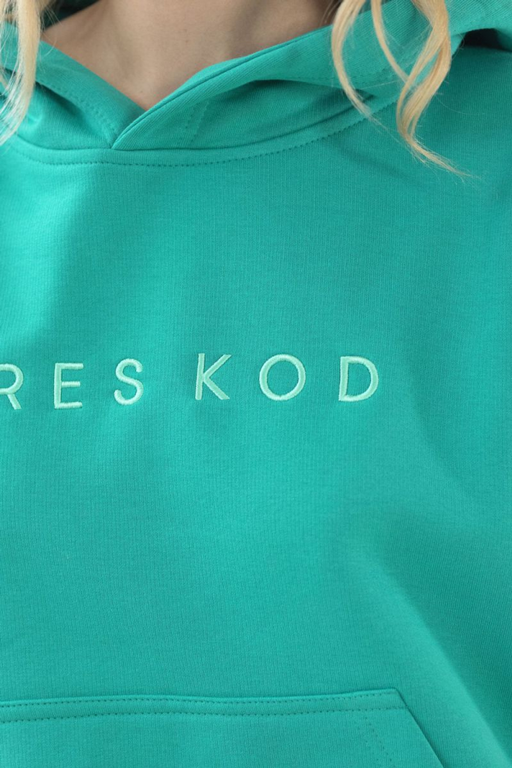 Яркое худи с капюшоном (Размер: M-L) (Цвет: розовый)