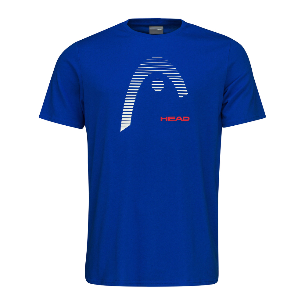 Мужское теннисное поло HEAD Club Carl T-Shirt Men - Blue