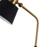 07023 Торшер Арден черный/бронза