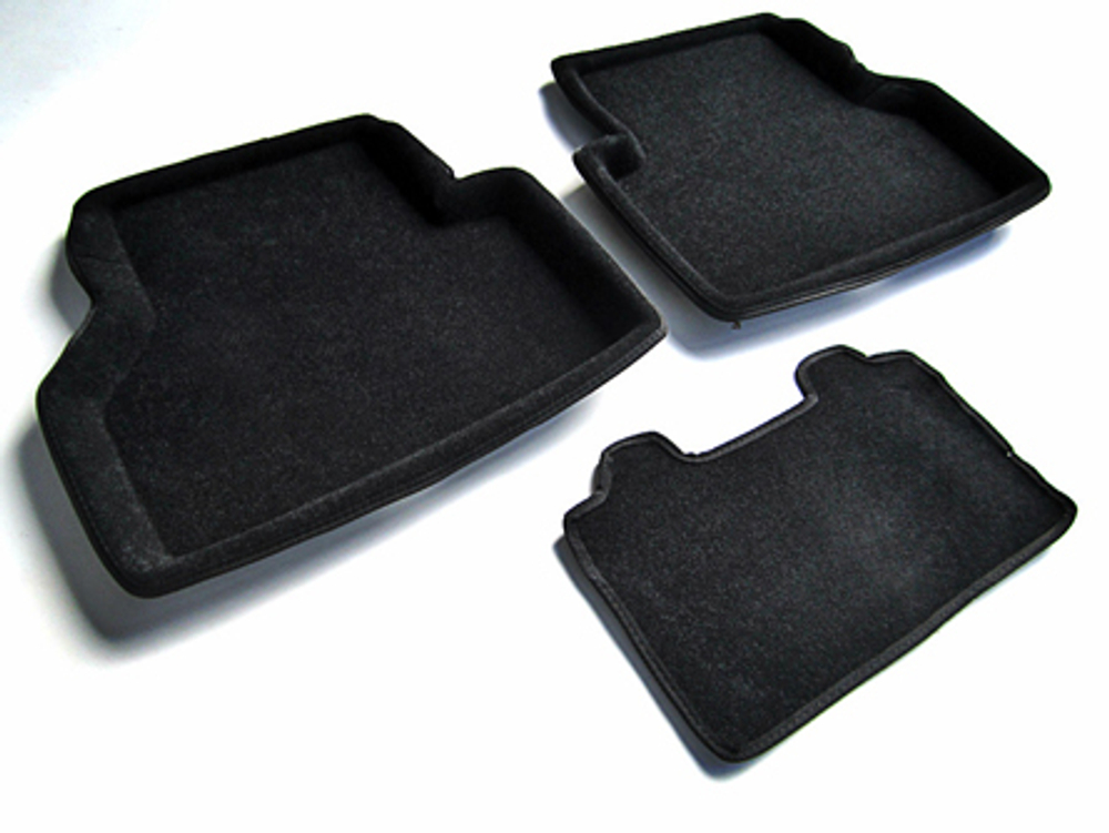 Коврики салона для AUDI Q3 (2012-) Euromat 3D Lux черные. Арт. EM3D-001113