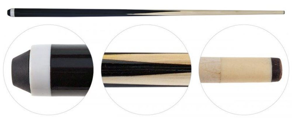 Цельный бильярдный кий для пула Classic "Ramin" (черный) 90 см