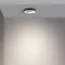 359277 OVER NT23 326 черный Светильник накладной светодиодный IP20 LED 18W 85-265V 1350Лм 3000К MIRROR