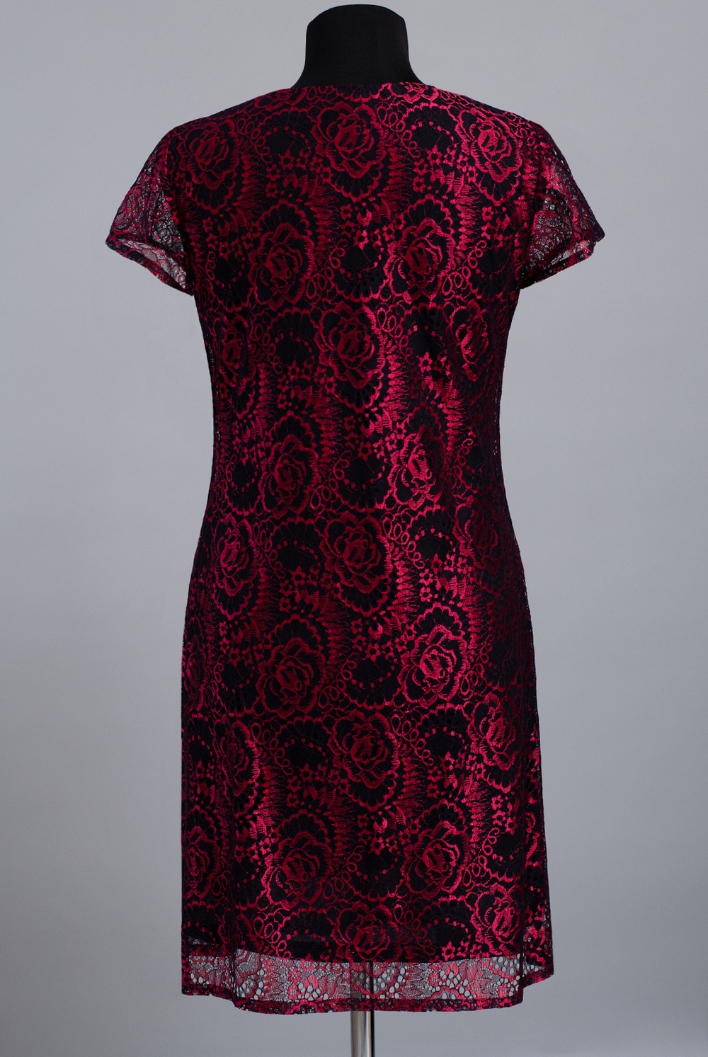 Платье женское 1503ог, красный #226К051503ог