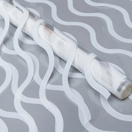 Пленка прозрачная  "Волна" (10м)