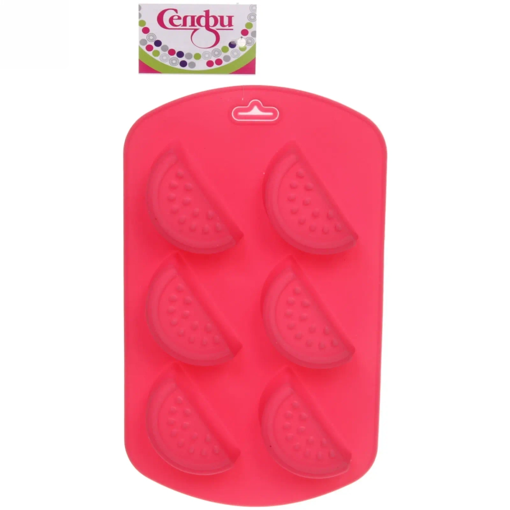 Форма для льда силиконовая «Арбузики» 19*11см