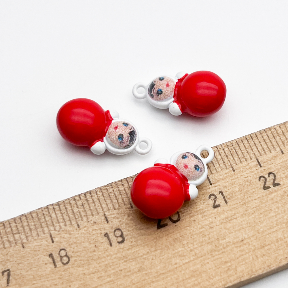 Подвеска Матрешка, размер 18*9 мм, цена за 1 шт