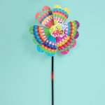 Ветрячок «Сказочный цветок» d-22 см, 49 см в ассортименте