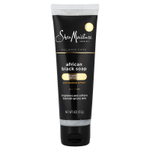 SheaMoisture, Очищающее мыло и скраб для лица с экстрактом тамаринда, африканское черное мыло, без отдушек, 113 г (4 унции)
