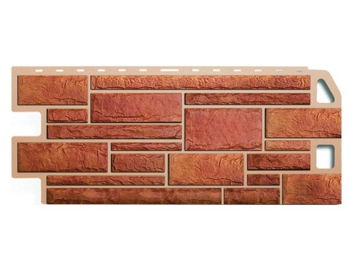 Фасадные панели Камень Альта профиль Бежевый (сайдинг)