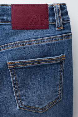 ZARA ДЖИНСЫ СКИННИ, ВЫЦВЕТШИЙ СИНИЙ