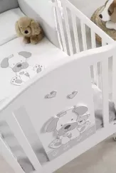 Детская кроватка на колесах Erbesi Jack White