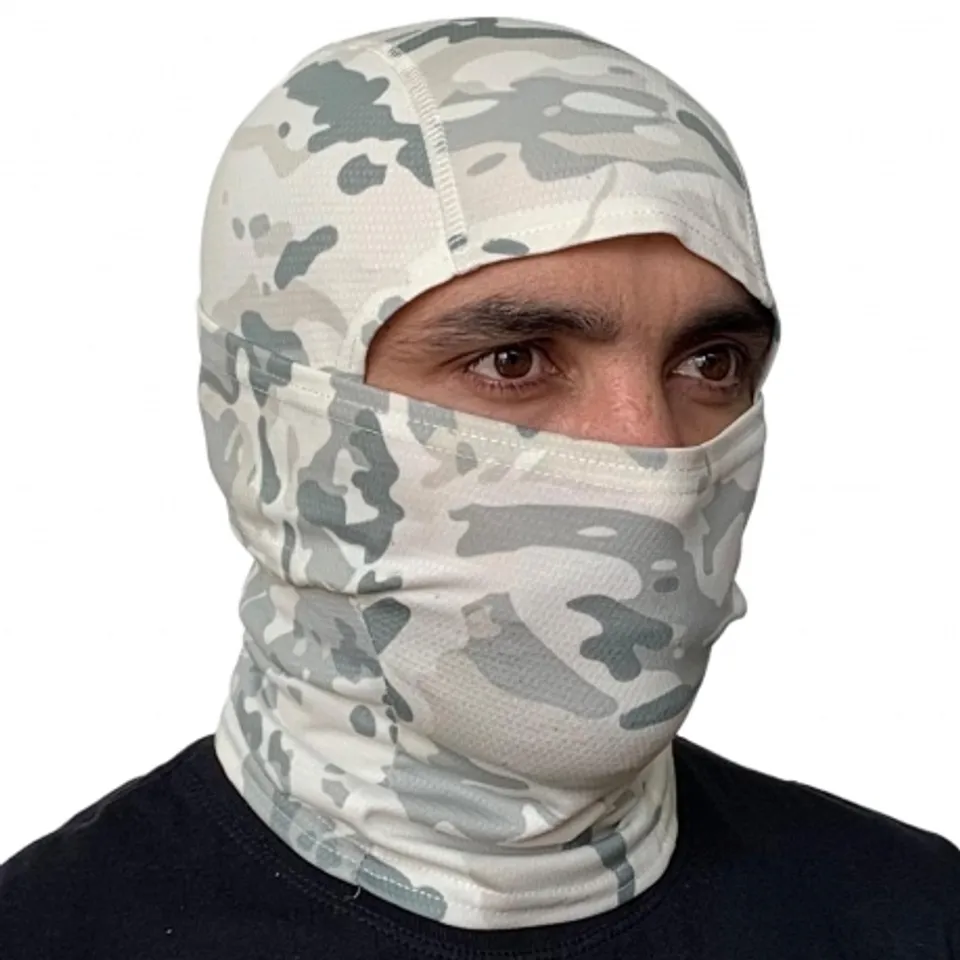 Маска подшлемник (мультикам белый)