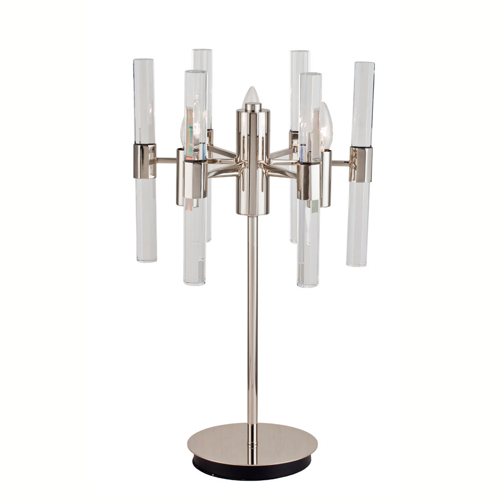 Настольная лампа Cloyd BRISBANE T3 / выс. 61 см - никель (арт.30061)