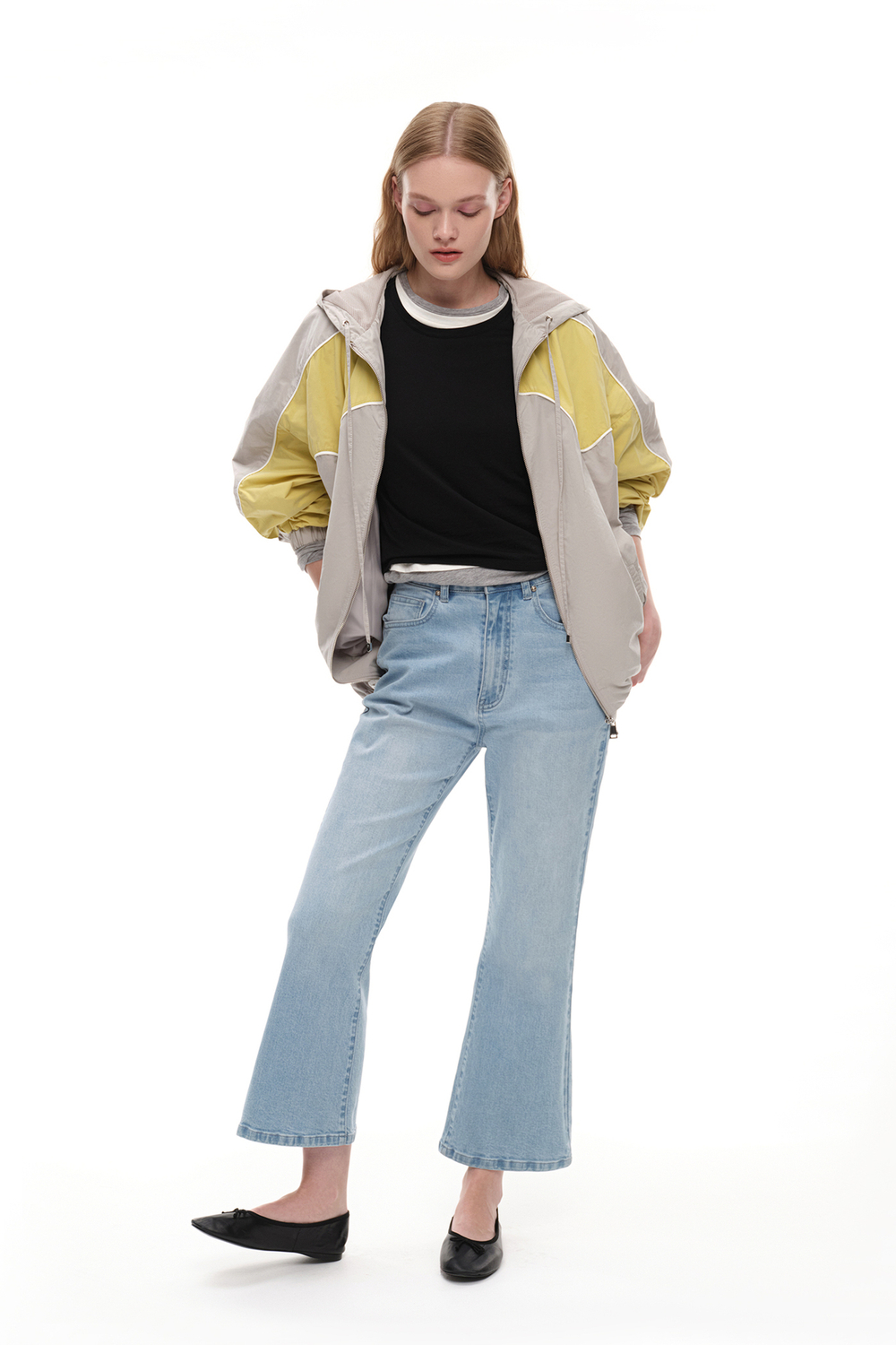 Джинсы укороченные (Brigitte), голубые