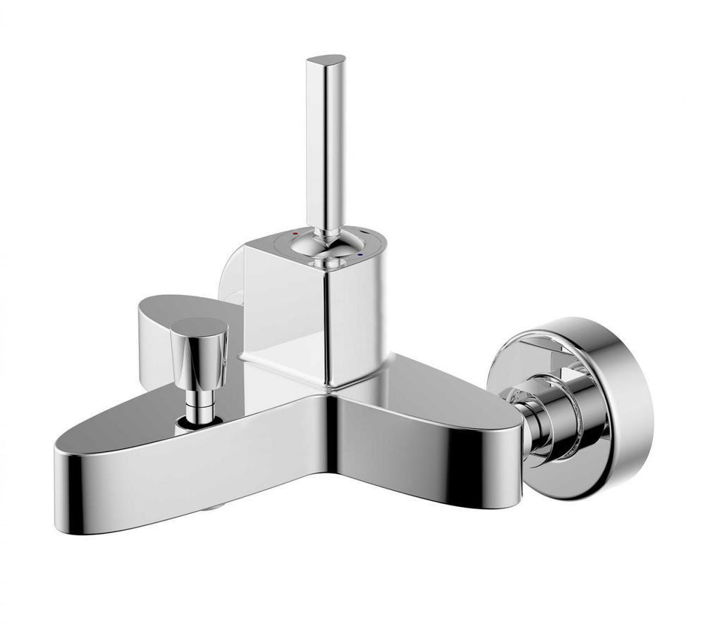 Смеситель для ванны с коротким изливом Bravat Spring