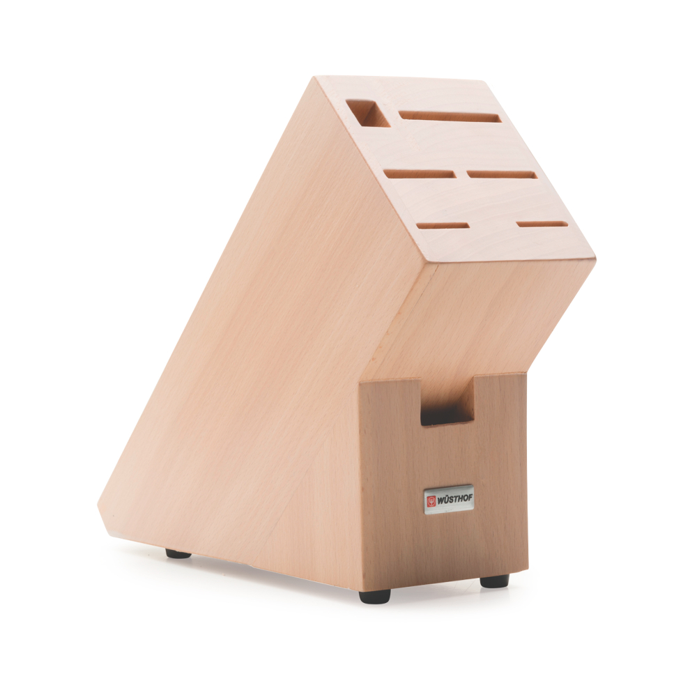 Нож поварской Шеф 20см и подставка Светлый бук Wuesthof Classic вид