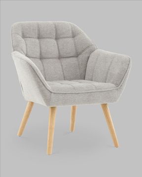 Кресло Вэйл светло-серый шенилл