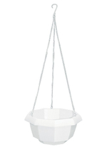 Кашпо подвесное, 200 х 140 мм, пластиковая корзина многогранная Palisad