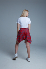 Юбка из хлопка в клетку оптом