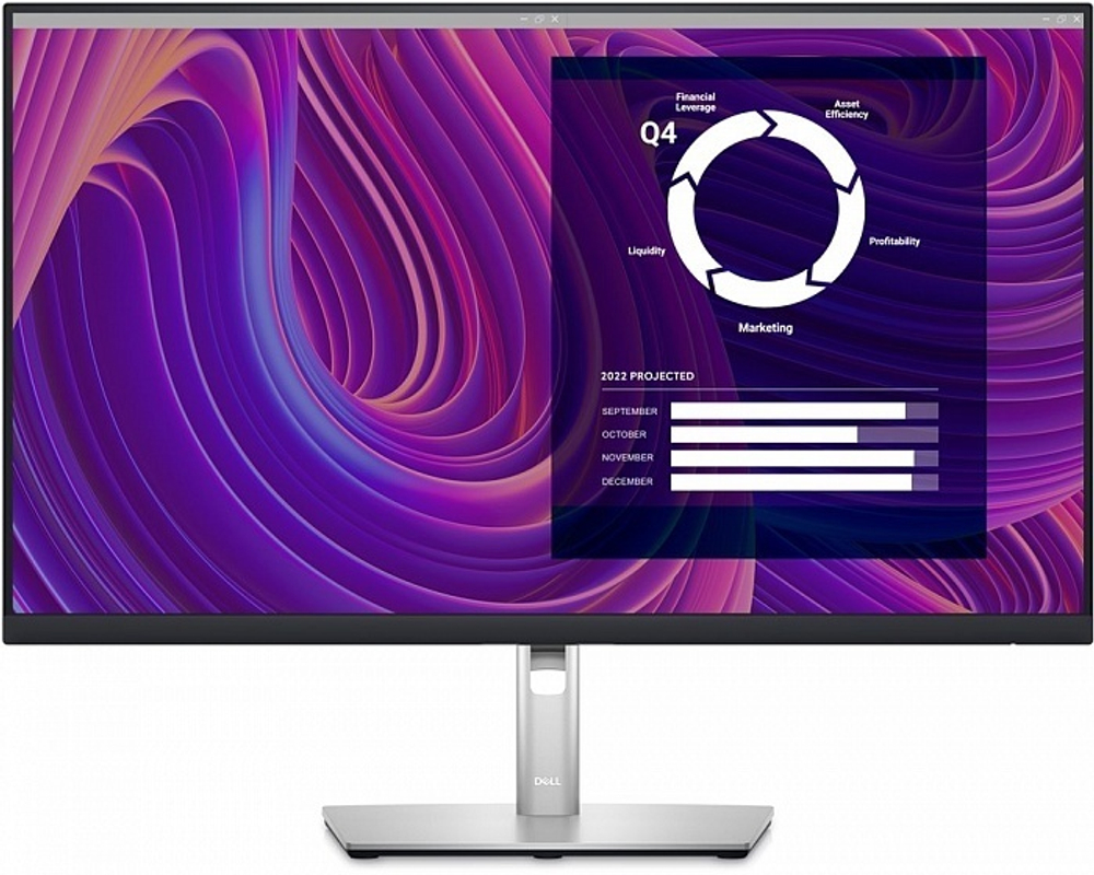 Монитор DELL P2723D серебристый