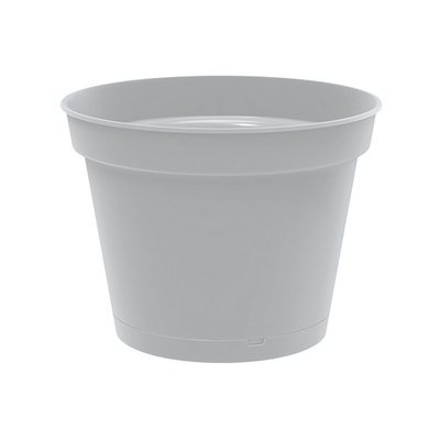 Горшок для цветов "Mint" D310мм, 10,7л с поддоном (серый)