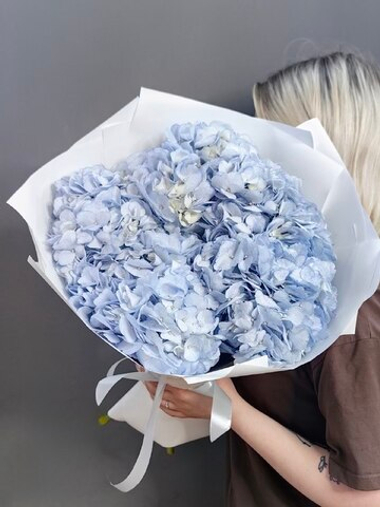 Букет из 5 голубых гортензий (Колумбия)