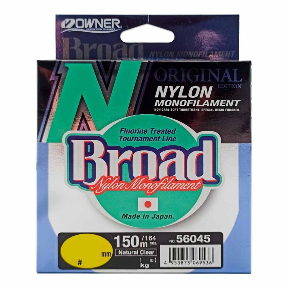 OWNER Леска Broad 150м 0.18мм 3.1кг