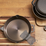 Губка кольчужная для чистки чугуна и нержавеющей стали, 20х15 см