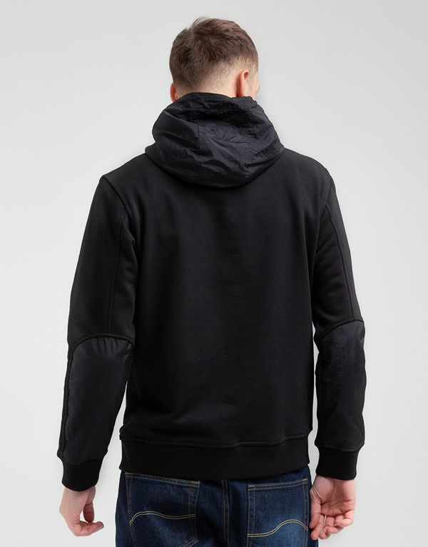 Худи We Don’t Care Diagonal Zip Hoodie Black - фото 3