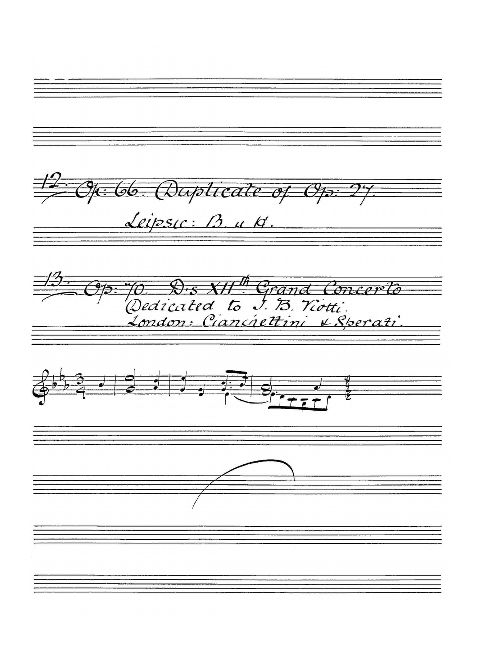 Concertos for the pianoforte, by J.L. Dussek | J.L. Dussek