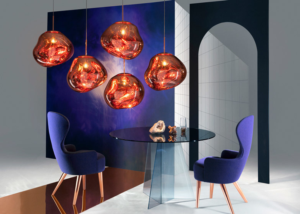 Подвесной дизайнерский светильник  MELT by Tom Dixon (бронзовый)