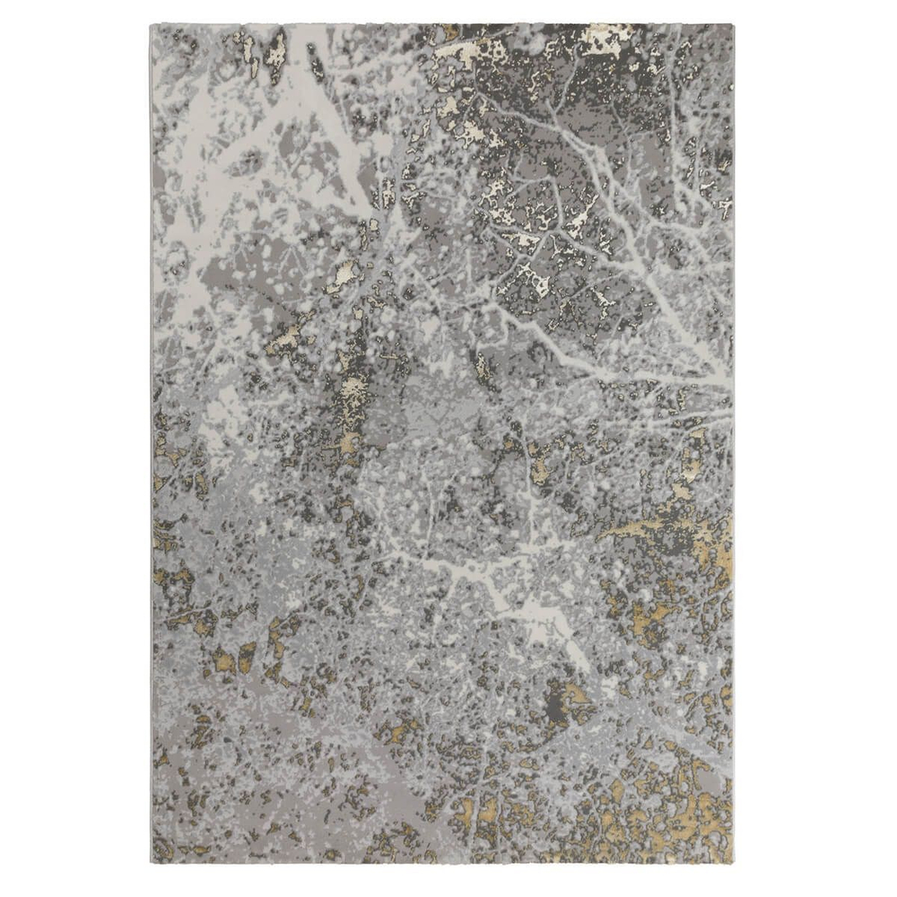 Ковер ALMIRA 0.8*1.5 дизайн GR734 GREY/GOLD