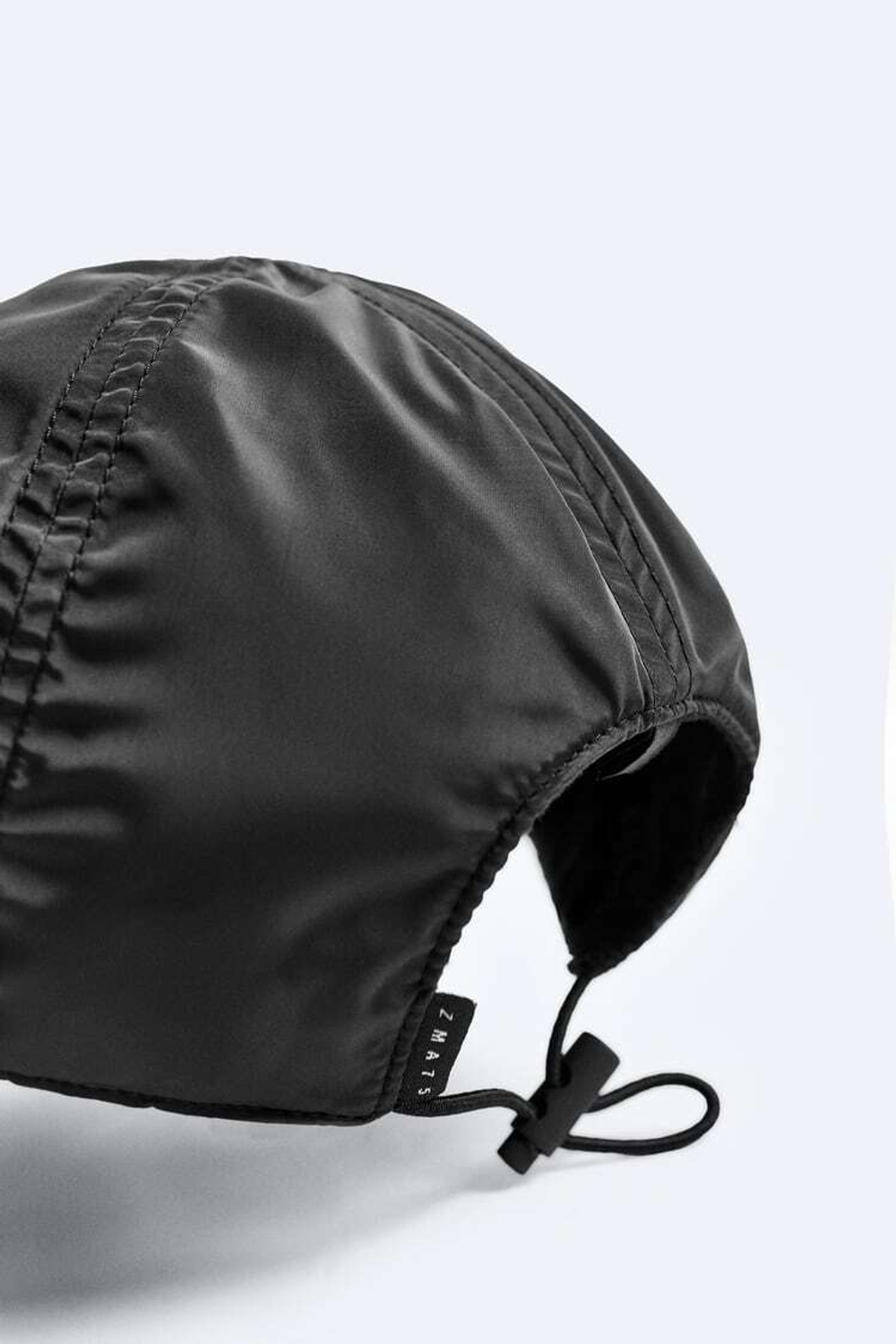 ZARA ДВУСТОРОННЯЯ КЕПКА, ЧЕРНЫЙ