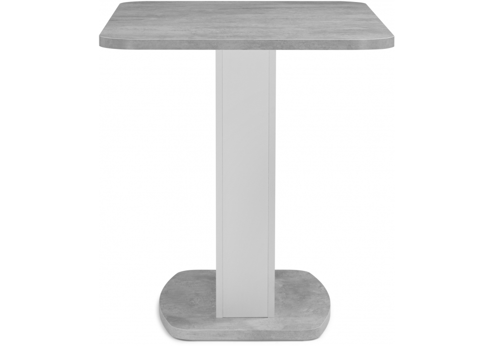 Стол деревянный Woodville Комфорт цемент светлый, белый