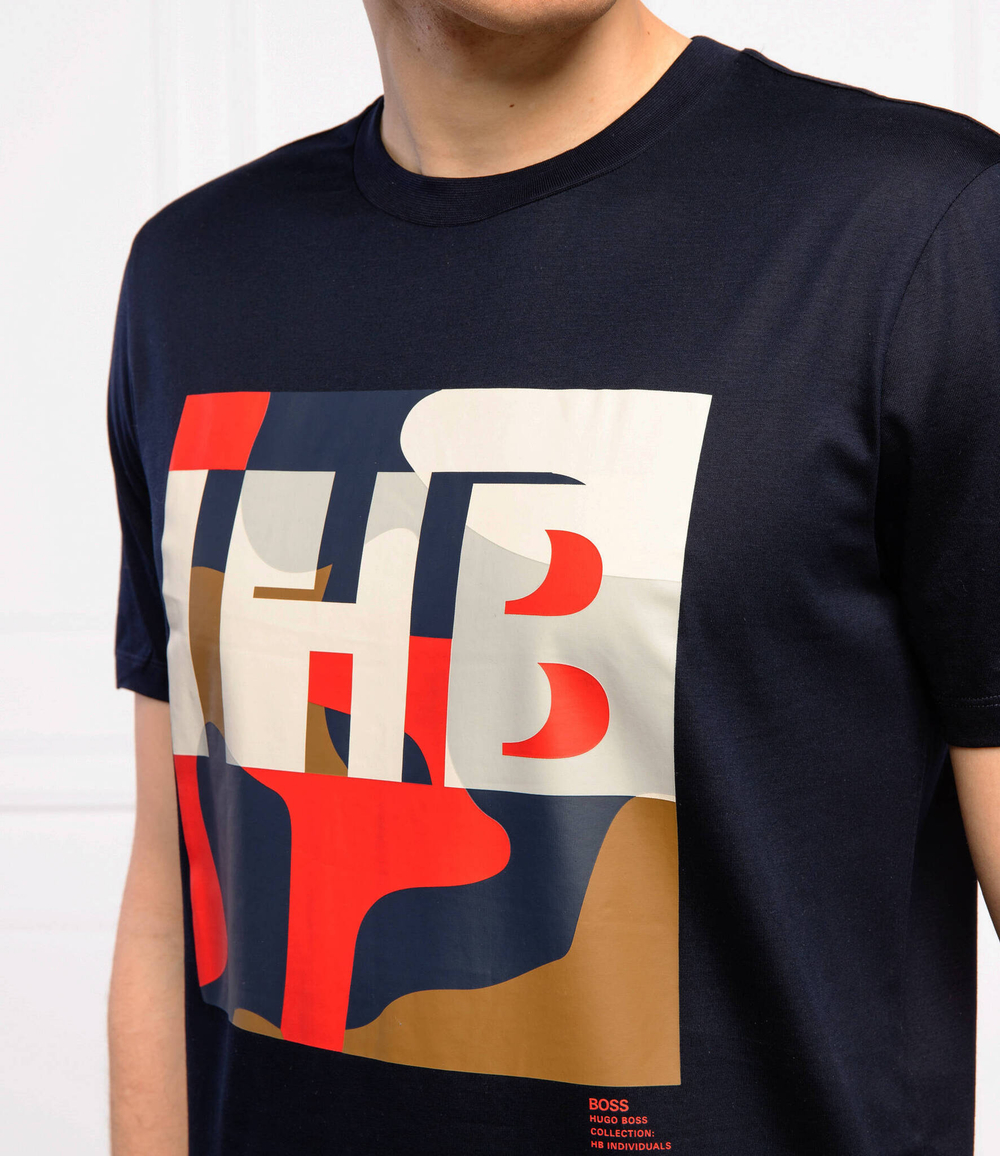 футболка tiburt 161 BOSS BLACK - темно-синий(50426065)