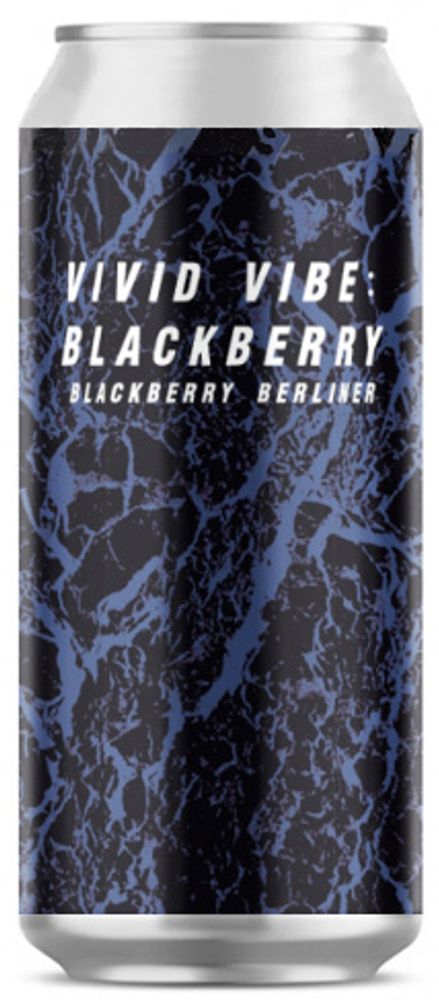 Пиво Плейг Вайвид Вайб Блэкберри / Plague Vivid Vibe Blackberry 0.45 - банка
